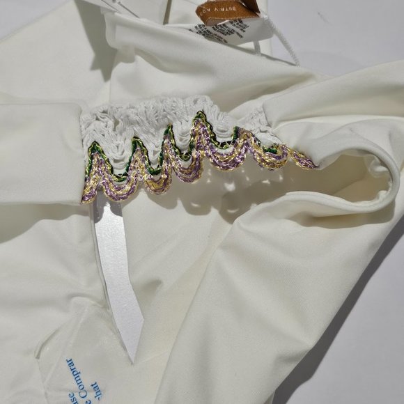 Becca Layla Crochet-Trim Bikini Bottoms Size Large - Picture 4 of 8